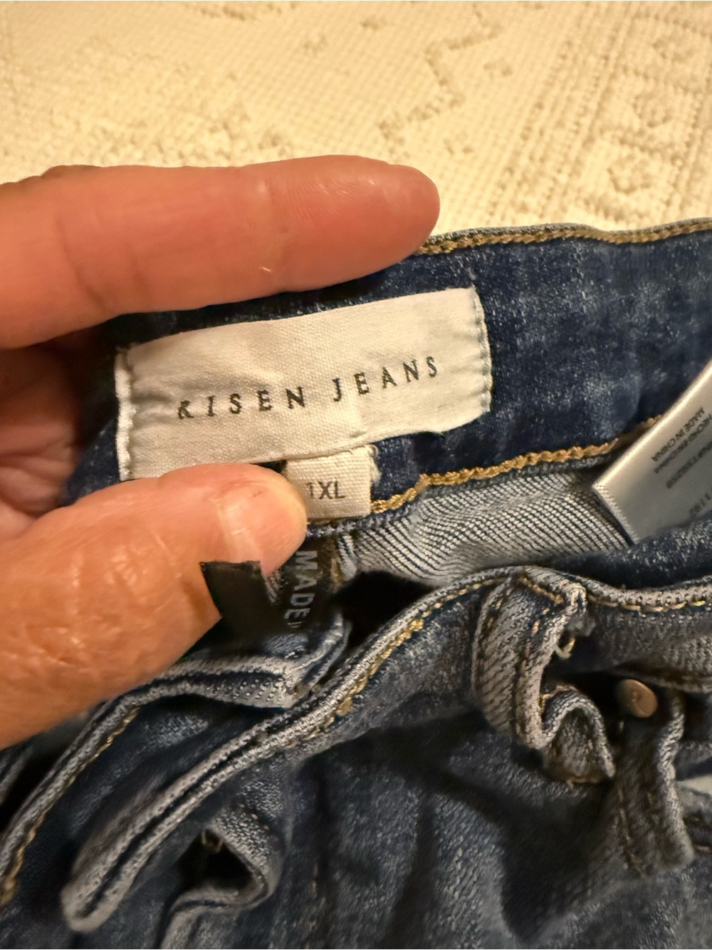 Risen jeans shorts woman sz 1X - Picture 3 of 11